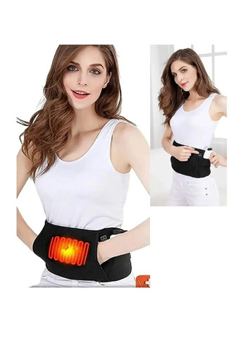 Електрогрілка пояс для живота спини попереку з роботою від USB можливістю вибору температури нагріву 51х18х0,5 см (479472-Prob) Unbranded (320098124)