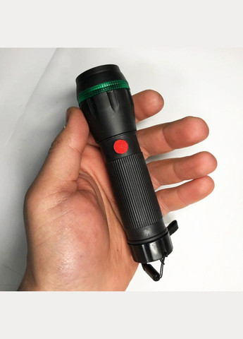 Ручной фонарик на батарейках (3хААА) с функцией зума, карманный мини фонарь лед фонарь переносной China (289754312)