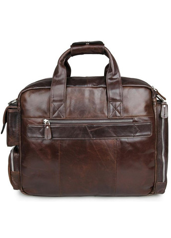 Сумка портфель через плече для чоловіків з натуральної шкіри для документів А4 для подорожей Коричневий 40514 Vintage (361432903)