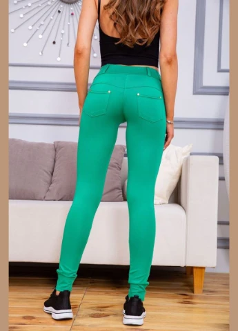 Утягивающие лосины средней посадки цвет Зеленый New Trend (315781553)