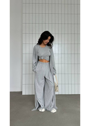 Жіночий комфортний костюм-трійка Україна (350669445)