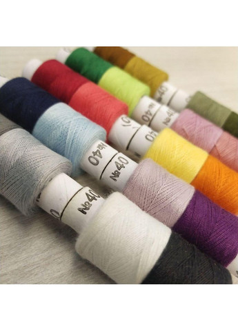 Набор нитей -020-3 40/2 100% полиэстер (уп 10шт на 20 цветов) No Brand (354793540)