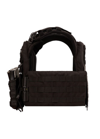 Плитоноска gen.3 XL Черная с системой быстрого сброса с 3 результатами под АК. (большего размера) (00000002586) Warmor (360891738)