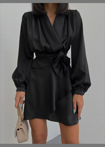 Черное платье подольское 0222 Zarema