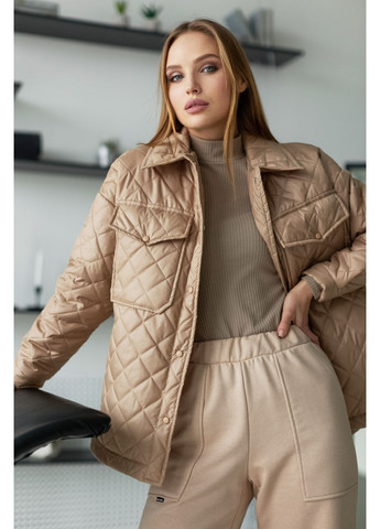 Кофейная демисезонная куртка 1983.5156 Seventeen