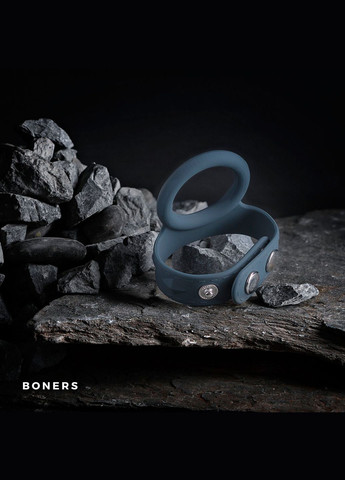 Ерекційне кільце з ремінцем для мошонки, L Cock&Ball Strap Boners (297131281)