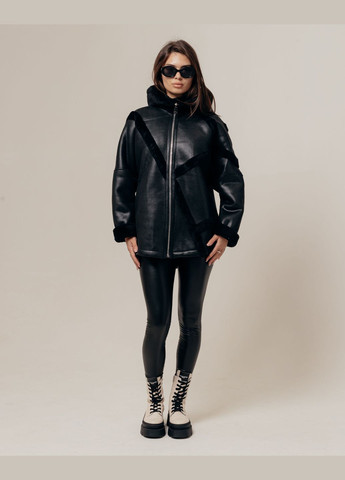 Дубленка двусторонняя черная RR Designer (307059428)