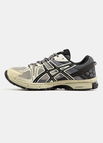 Бежевые демисезонные кроссовки мужские asics gel-kahana 8 beige grey black | асикс гель кахана 8 бежевые No Brand