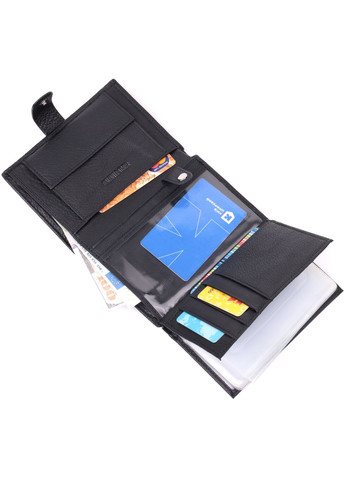 Чоловічий шкіряний гаманець 10,5х14х2 см st leather (288048527)