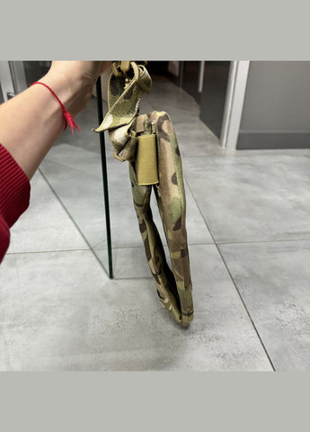 Напашник трехзонный 1-го класса защиты, Мультикам, фартук напашник, фартук с баллистическим пакетом Добронь (362602532)