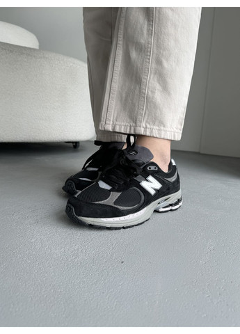 Черные демисезонные кроссовки мужские new balance 2002r black m2002rr1 нью беланс 2002r No Brand