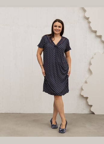 Темно-синяя рубашка Nicoletta