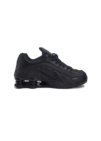 КРОССОВКИ ЖЕНСКИЕ NIKE SHOX R4 TRIPLE BLACK НАЙК ШОКС ЧЕРНЫЕ No Brand чёрные демисезоны (390651325)