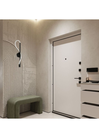 Бра/настіний світильник 22W 60см (86-AM6036A (600) BK) No Brand (370072529)