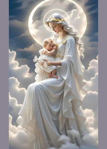 Алмазна мозаїка Мадонна з дитям TP902 ColorArt (306716479)