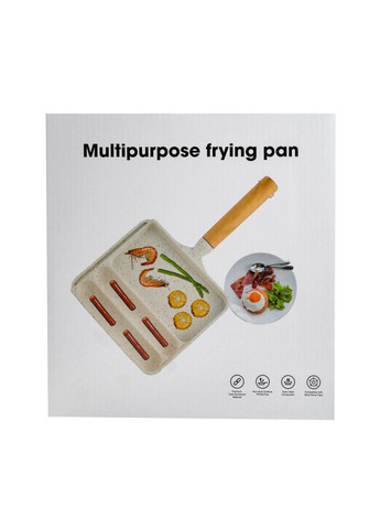 Сковорода для завтрака с антипригарным покрытием 21*18,5*2 см, черный Breakfast HP39572B No Brand (373427104)