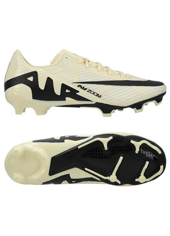 Бежевые мужские бутсы zoom vapor 15 academy fg/mg бежевый Nike