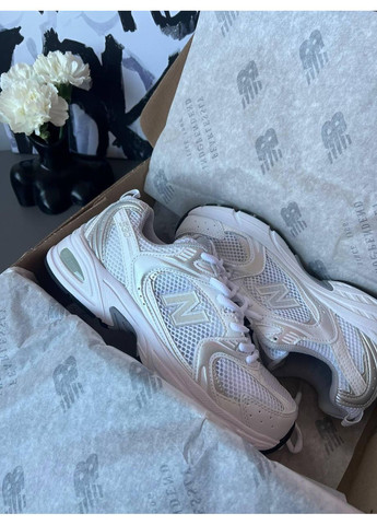 Комбіновані Осінні кросівки чоловічі new balance 530 lux silver нью беланс 530 No Brand