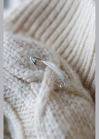 Срібна булавка Пір`їна (9524) IRIJ (340334207)