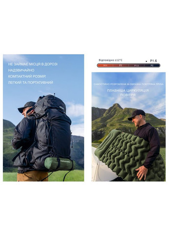 Матрас двойной CNK2550WS019, 65 мм, с мешком для надувания, синий Naturehike (353505651)