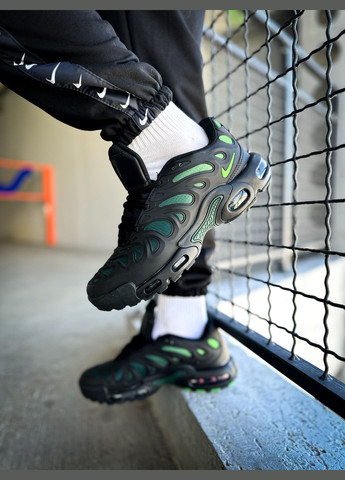 Чорні всесезон кросівки чоловічі nike air max tn plus drift volt black | найк аір макс тн плюс чорні No Brand