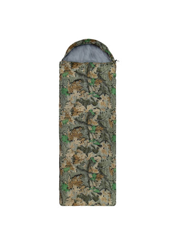 Спальный мешок одеяла с капюшоном (PL 190T, подкл. PL, хлопок, 850г, р-р 190+30х75см, t -15 до -5, камуфляж Лес) Shengyuan (361435542)