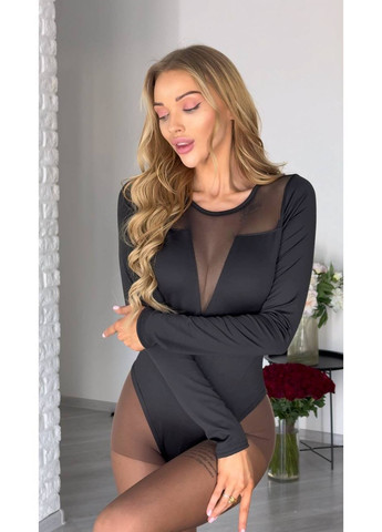 Нарядний жіночий боді довгий рукав Nositi (365765670)