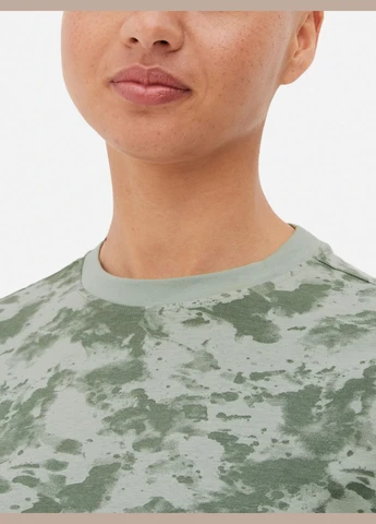Футболка basic,бледно-зеленый в узоры, Primark - (335975973)