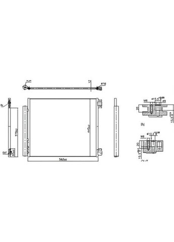 Конденсер кондиционера Nissens (366736374)
