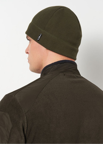 Шапка флисовая оливковая UKM (369765112)
