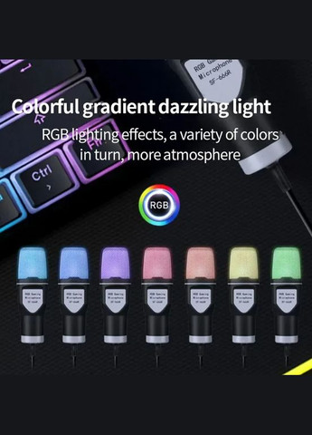 УЦІНКА! Мікрофон зі штативом SF666R з підсвічуванням Yanmai (347642552)