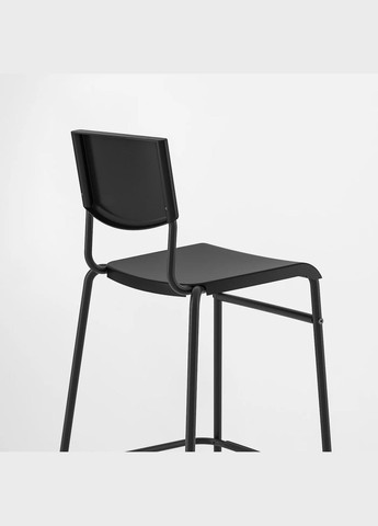 Барний стілець зі спинкою ІКЕА STIG 63 см (30498418) IKEA (278408834)