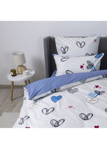 Комплект полуторный постельного белья с наволочками 70*70 см, 115 гр/м2 гипоаллергенный Магия сна Голубой (13860150215) ТЕП (364099999)