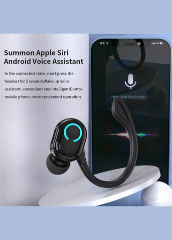 Один bluetooth навушник S10 чорний No Brand (302242997)