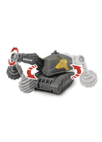 Ігровий набір Вольво Мікроробітники, 5 машин () Dickie toys 3722008 (361658914)