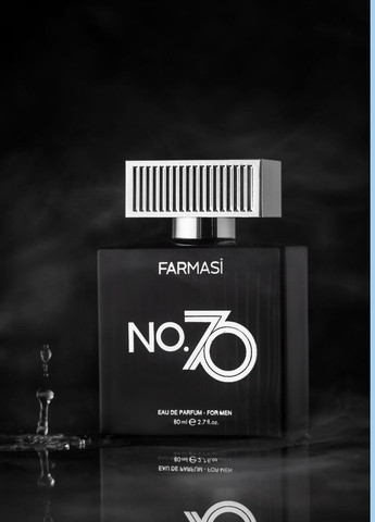 Чоловіча парфумована вода No. 70 80 мл Farmasi (282956798)