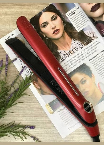 Професійна плойка щипці стайлер з керамічним покриттям V-566R 45Вт Червоний VGR (299337502)