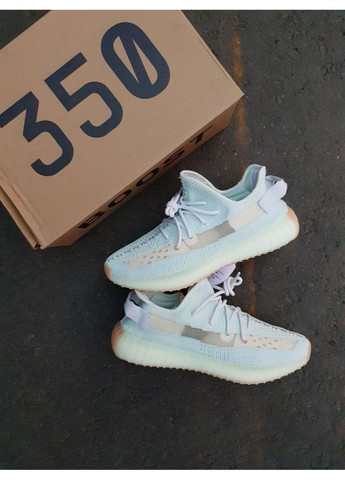 КРОССОВКИ ЖЕНСКИЕ ADIDAS YEEZY BOOST 350 V2 HYPER SPACE V2 АДИДАС ИЗИ БУСТ No Brand салатовые демисезоны (367174491)