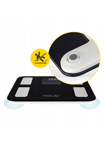 Весы напольные аналитические Evo до 180 кг. Black (). 4FIZJO P-5905973407526 (368880921)