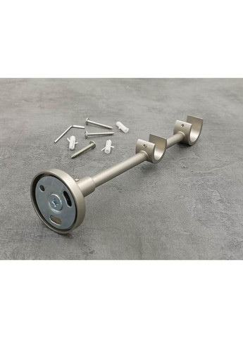 Карниз Бостон гладка штанга подвійний модерн 25/19 мм 240 см Сатин Quadrum (352782578)