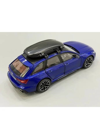 Машинка Audi RS6 Авто Експерт металопластик 1:24 звук світло інерція Синя (1870-07) No Brand (393886126)