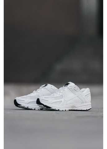 Белые демисезонные кроссовки мужские nike zoom vomero 5 white найк аир зум вомеро 5 No Brand