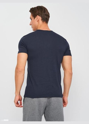 Темно-синяя футболка t-shirt mezza manica girocollo темно-синий Kappa