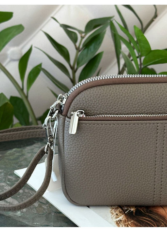 Женская сумка через плечо маленькая из экокожи для телефона черная/ сумочка женская ля телефона No Brand (350613433)