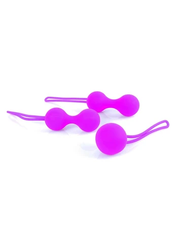 Набор вагинальных шариков HeavyFun Silicone Kegal Balls Set Purple B Series (402299377)