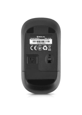 Мишка RM-311W Wireless Black (EL123200041) Real-El (396693168)
