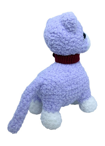 Кіт з натуральними висушеними квітками лаванди кошеня м'яка іграшка ручна робота 19х11х8 см Hand Made (324221273)