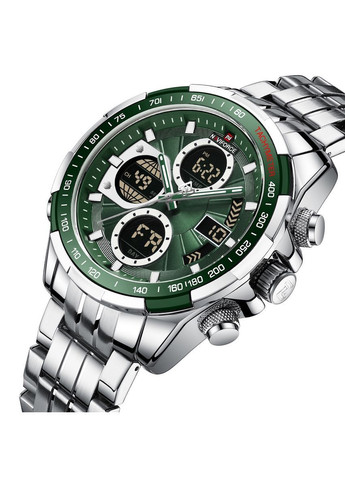 Наручний годинник чоловічий Fly Steel Сріблястий (3578) Naviforce (363318799)