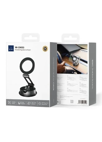 Автодержатель Wi-CH-055 Foldable Magnetic Black WIWU (383464880)