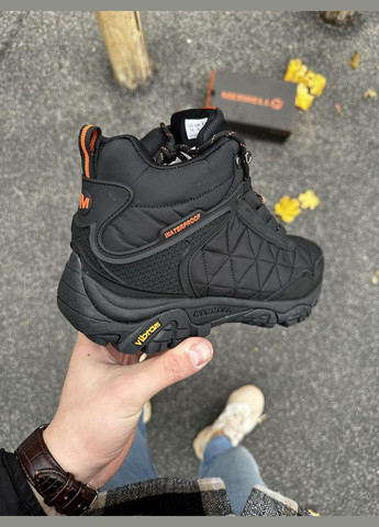 Черные зимние стильные термо кроссовки No Brand